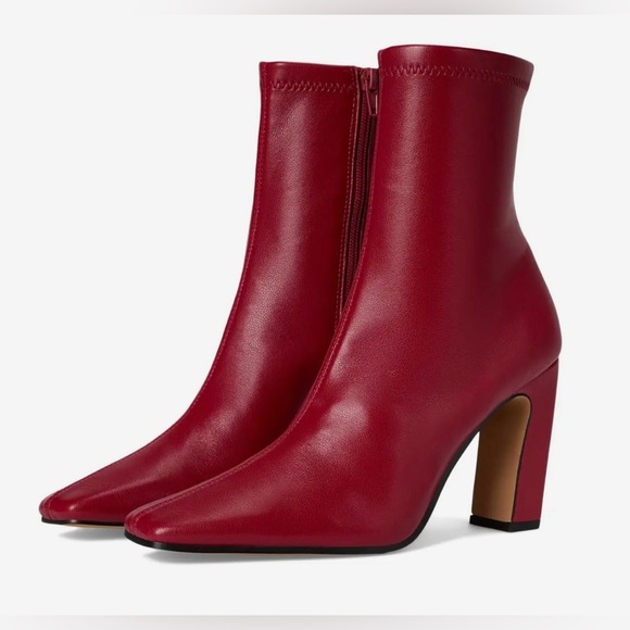 STEVE MADDEN VINKA ANKLE BOOT Red Sz 8 NWOB - Picture 1 of 12